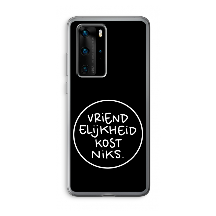 Vriendelijkheid: Huawei P40 Pro Transparant Hoesje