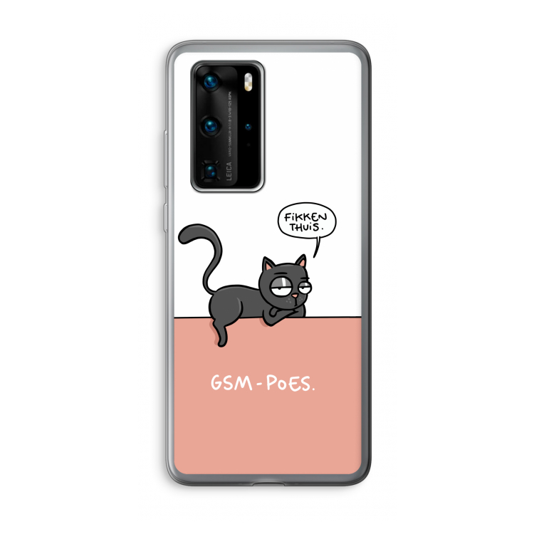 GSM poes: Huawei P40 Pro Transparant Hoesje