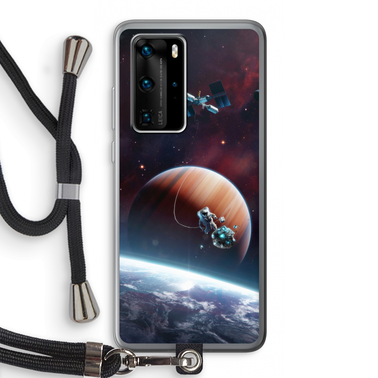 Examiner: Huawei P40 Pro Transparant Hoesje met koord