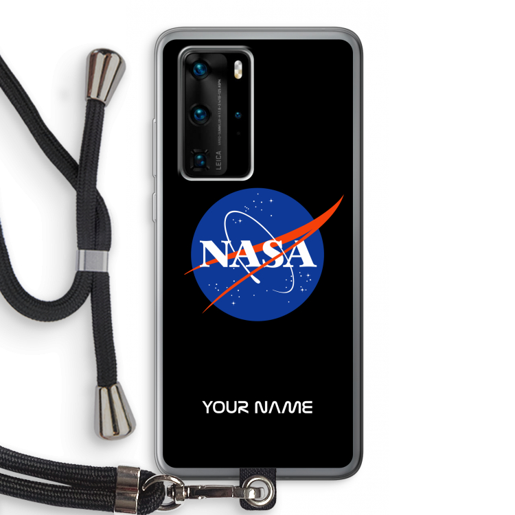 NASA: Huawei P40 Pro Transparant Hoesje met koord