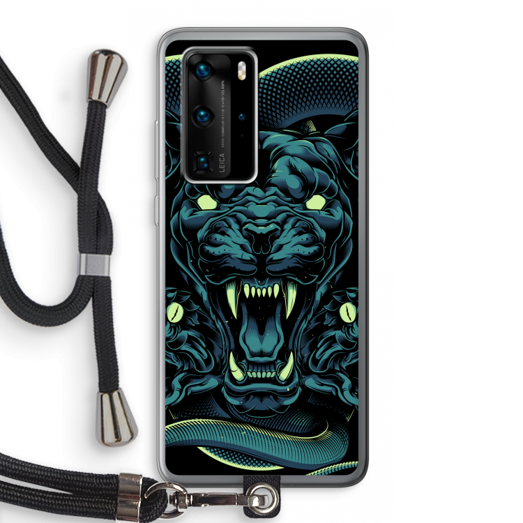 Cougar and Vipers: Huawei P40 Pro Transparant Hoesje met koord