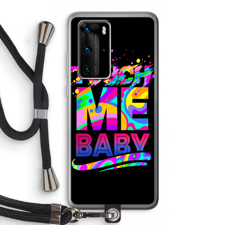 Touch Me: Huawei P40 Pro Transparant Hoesje met koord