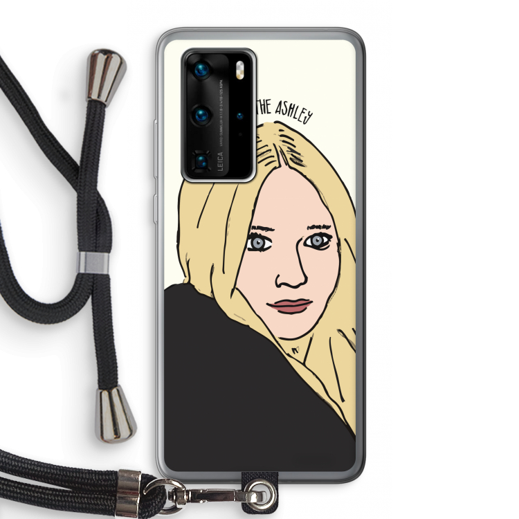 Ashley: Huawei P40 Pro Transparant Hoesje met koord