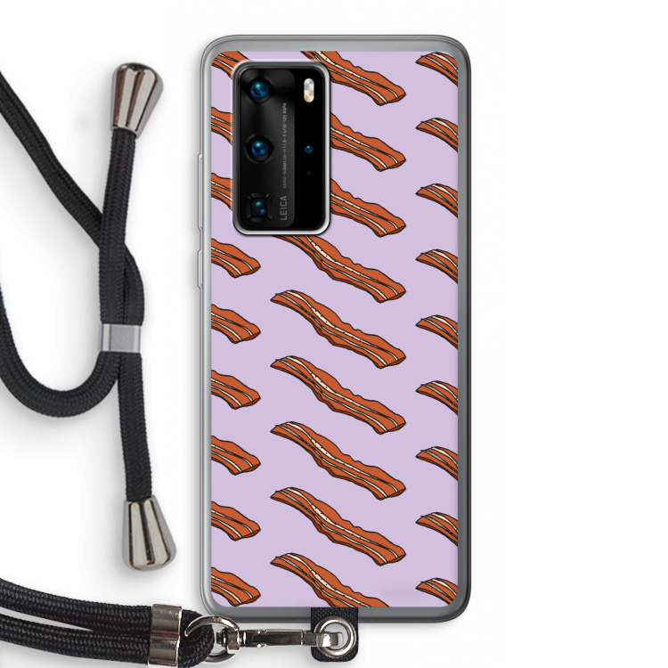 Bacon to my eggs #2: Huawei P40 Pro Transparant Hoesje met koord
