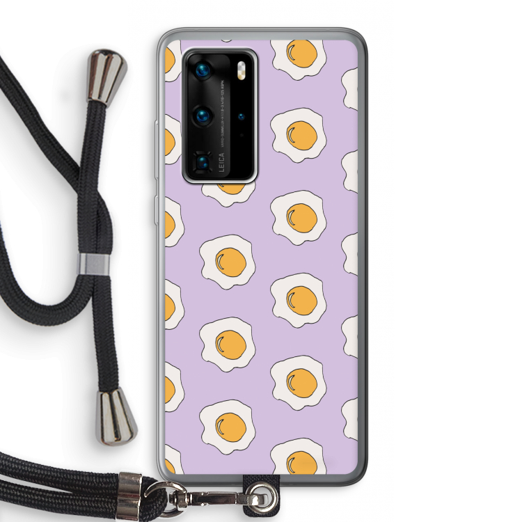 Bacon to my eggs #1: Huawei P40 Pro Transparant Hoesje met koord