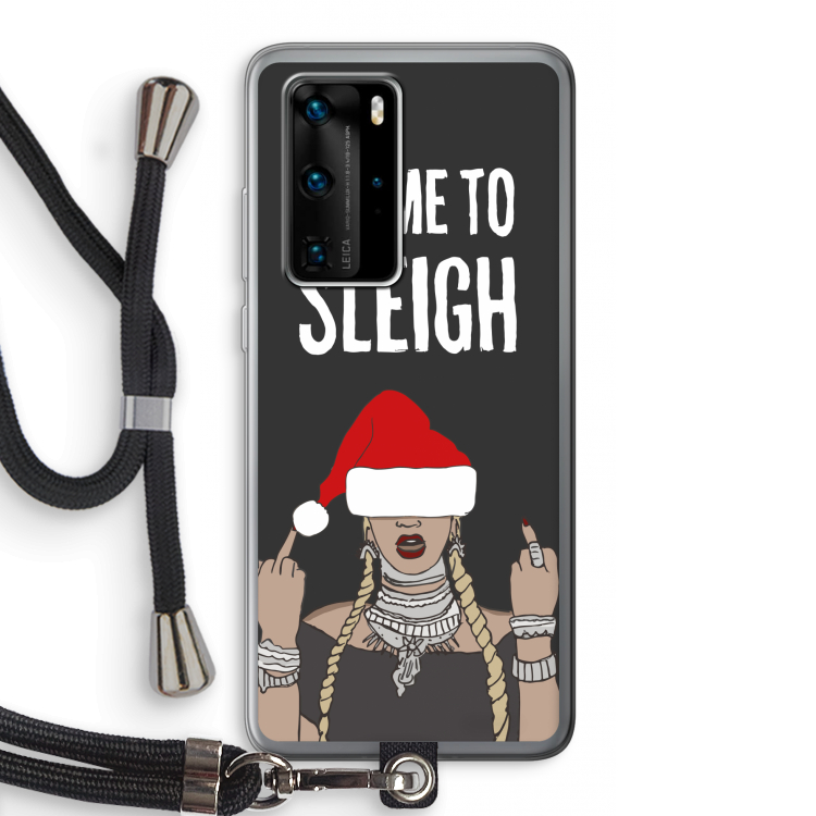 Came To Sleigh: Huawei P40 Pro Transparant Hoesje met koord