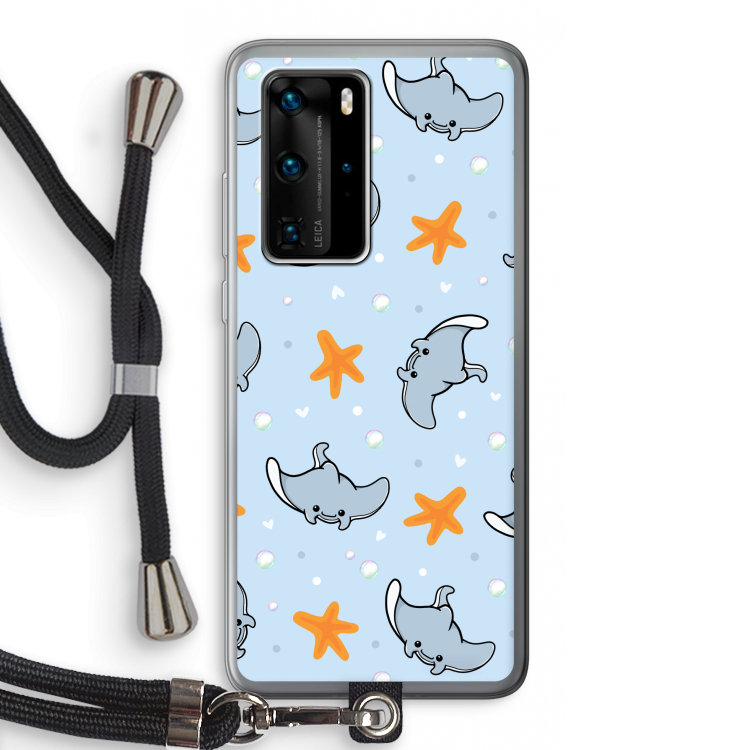 Manta: Huawei P40 Pro Transparant Hoesje met koord
