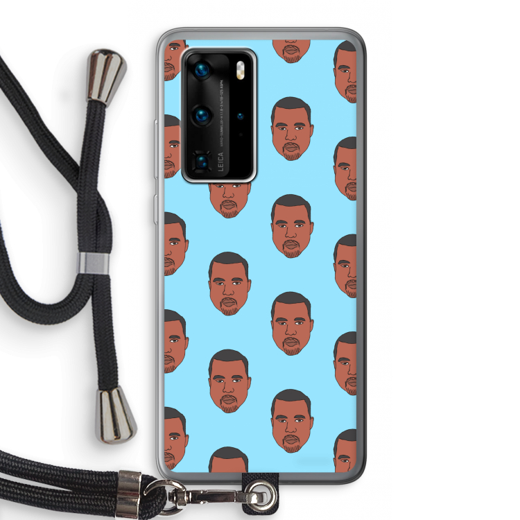 Kanye Call Me?: Huawei P40 Pro Transparant Hoesje met koord