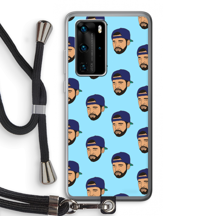 Drake Away: Huawei P40 Pro Transparant Hoesje met koord