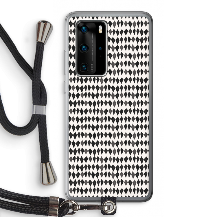 Crazy shapes: Huawei P40 Pro Transparant Hoesje met koord