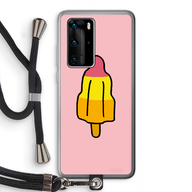Raketijsje: Huawei P40 Pro Transparant Hoesje met koord