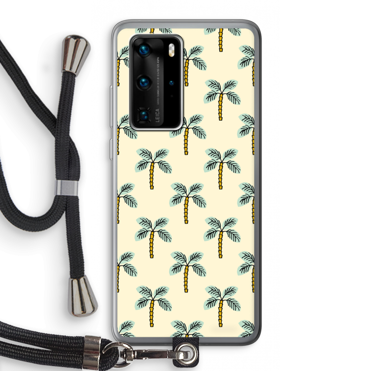 Paradise: Huawei P40 Pro Transparant Hoesje met koord