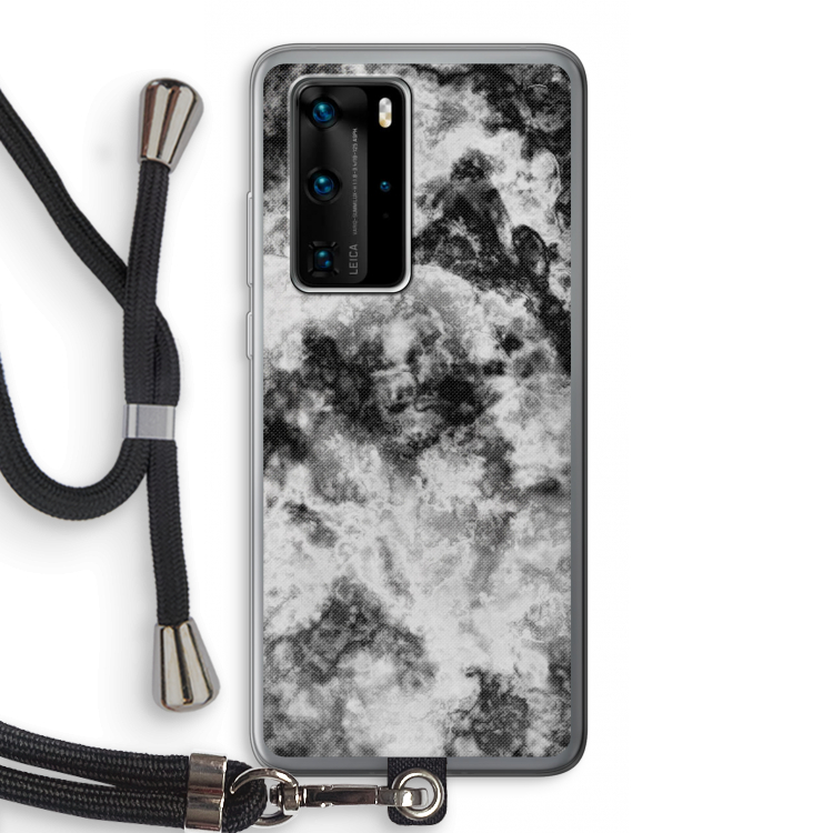 Onweer: Huawei P40 Pro Transparant Hoesje met koord