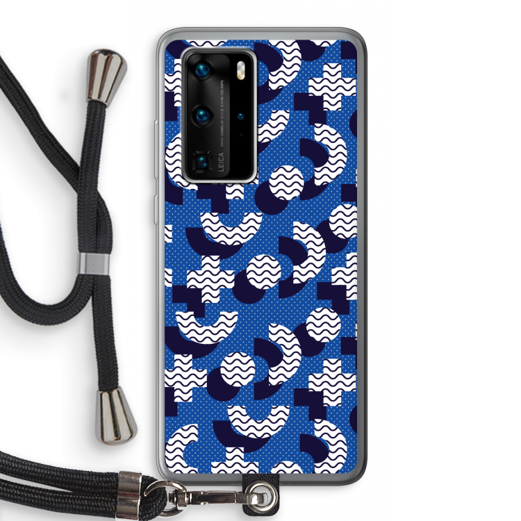 8-bit N°5: Huawei P40 Pro Transparant Hoesje met koord