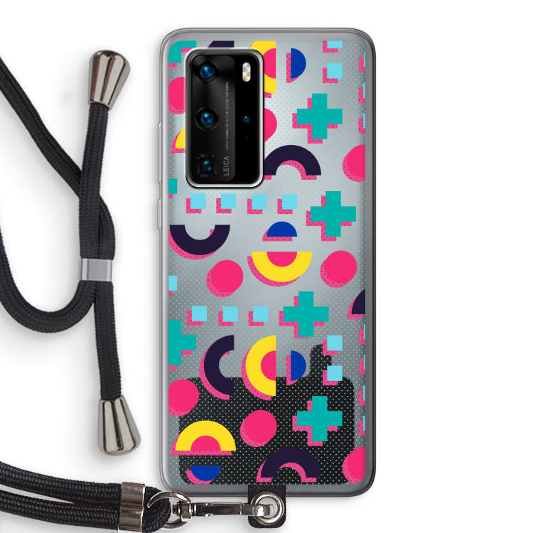 8-bit N°2: Huawei P40 Pro Transparant Hoesje met koord