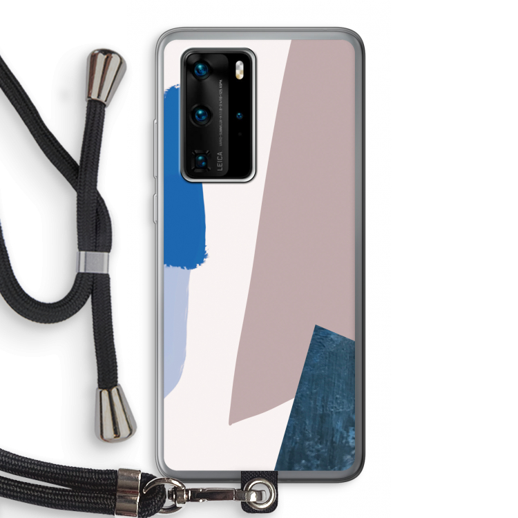 Lapis: Huawei P40 Pro Transparant Hoesje met koord