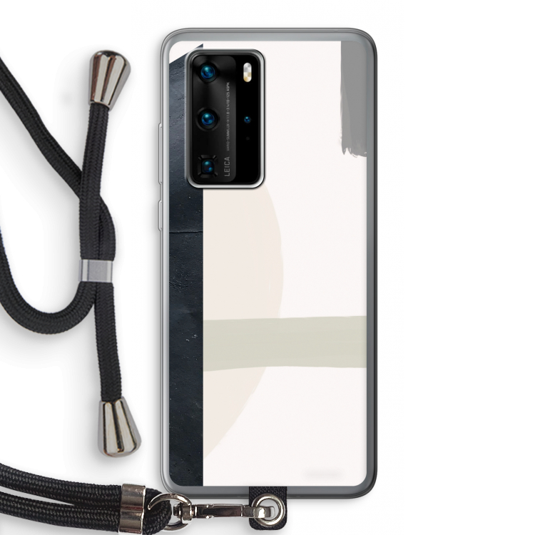 Baca: Huawei P40 Pro Transparant Hoesje met koord