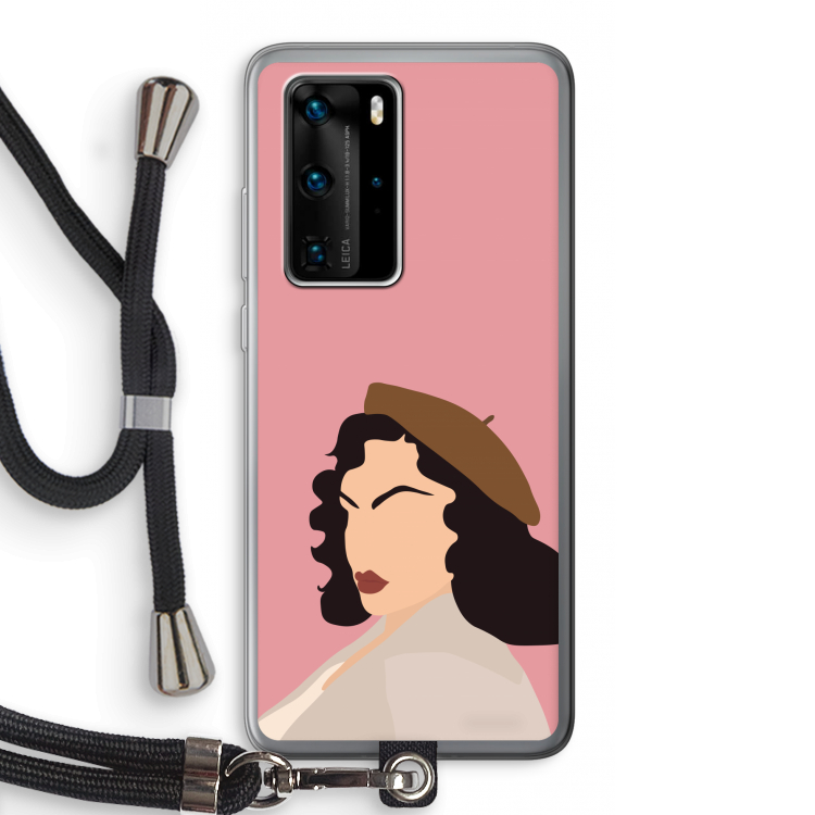 Confidence: Huawei P40 Pro Transparant Hoesje met koord