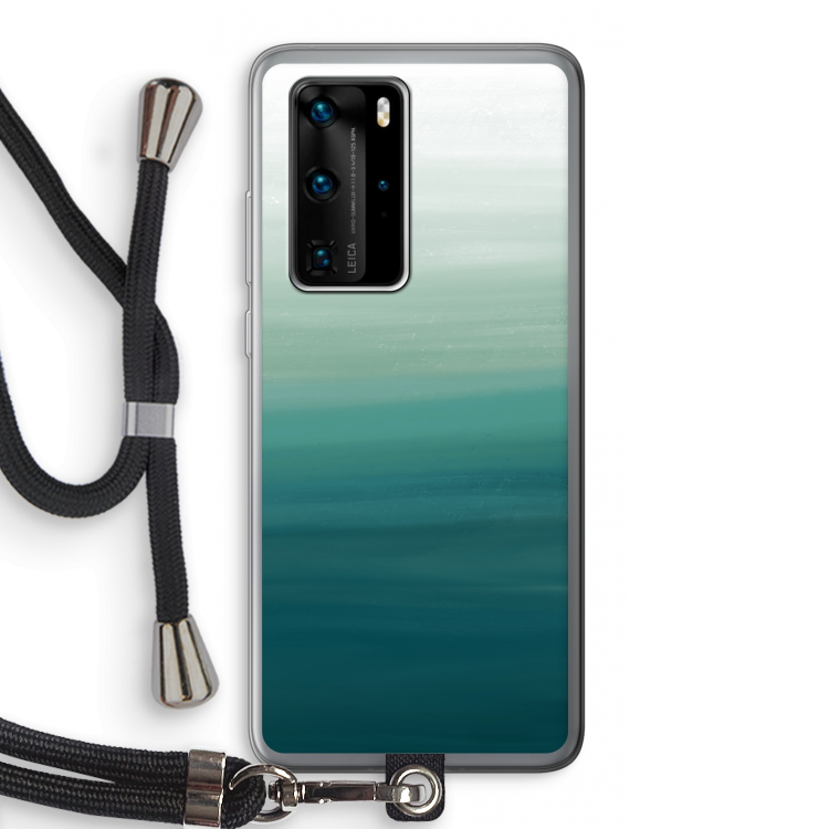 Ocean: Huawei P40 Pro Transparant Hoesje met koord