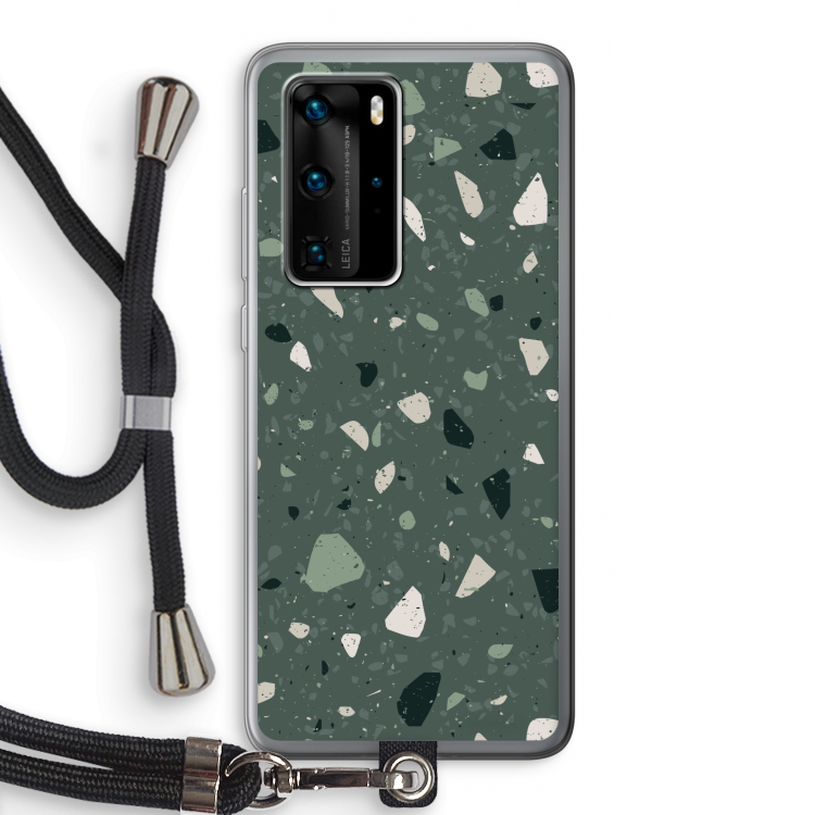 Terrazzo N°19: Huawei P40 Pro Transparant Hoesje met koord