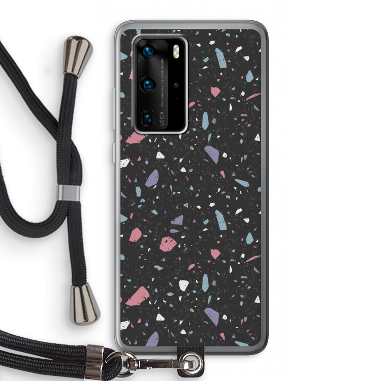 Terrazzo N°16: Huawei P40 Pro Transparant Hoesje met koord
