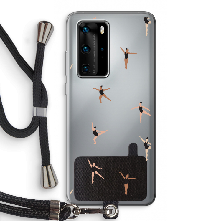 Dancing #1: Huawei P40 Pro Transparant Hoesje met koord