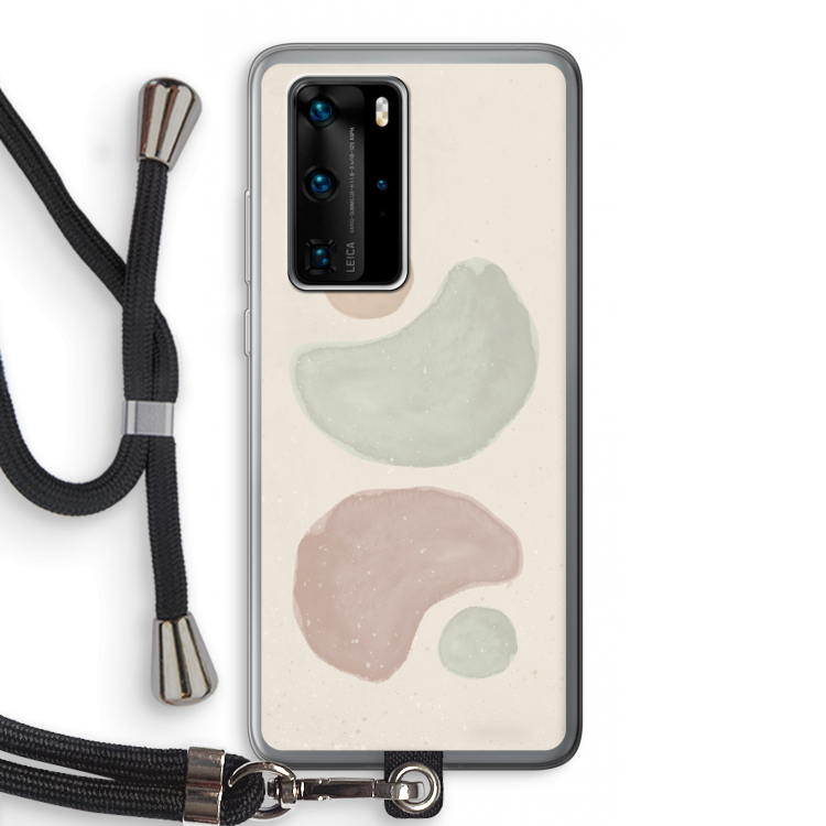 Geo #10: Huawei P40 Pro Transparant Hoesje met koord