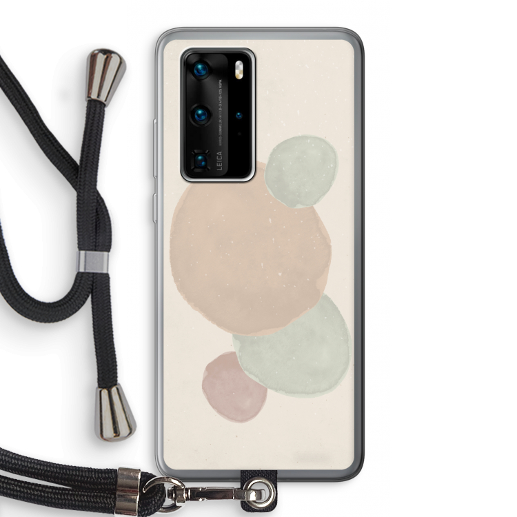 Geo #9: Huawei P40 Pro Transparant Hoesje met koord