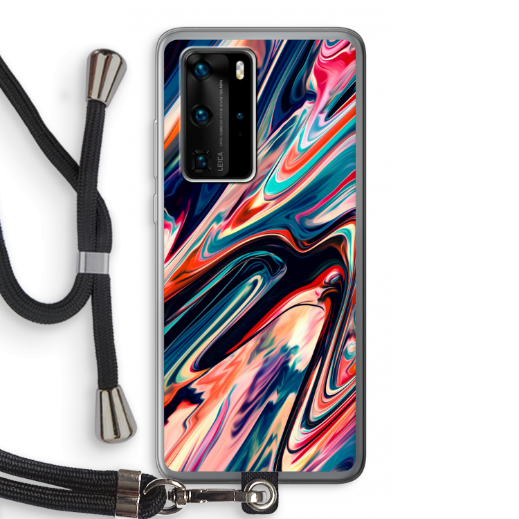 Quantum Being: Huawei P40 Pro Transparant Hoesje met koord