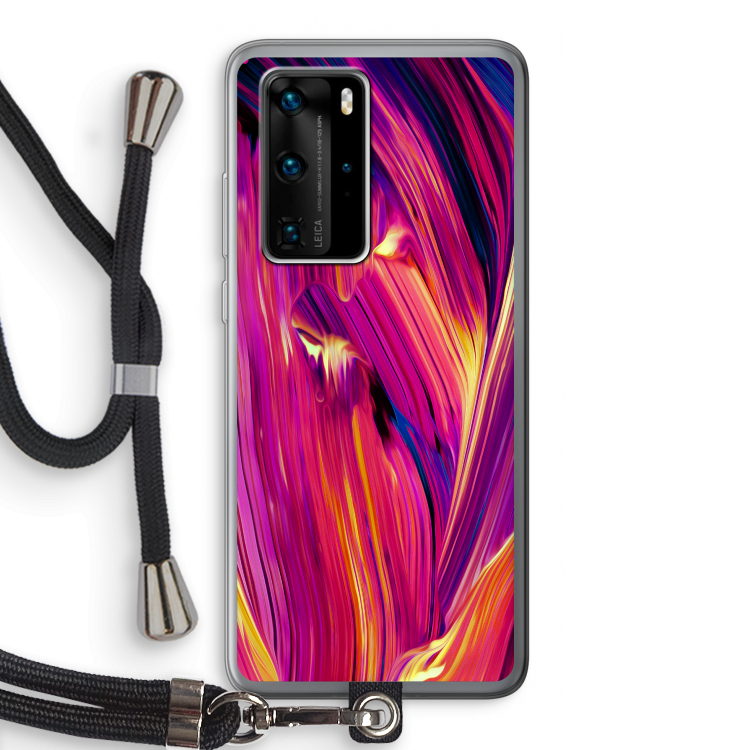 Phoenix: Huawei P40 Pro Transparant Hoesje met koord