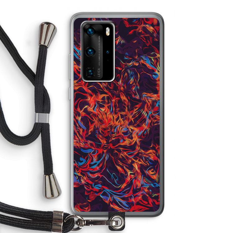 Lucifer: Huawei P40 Pro Transparant Hoesje met koord