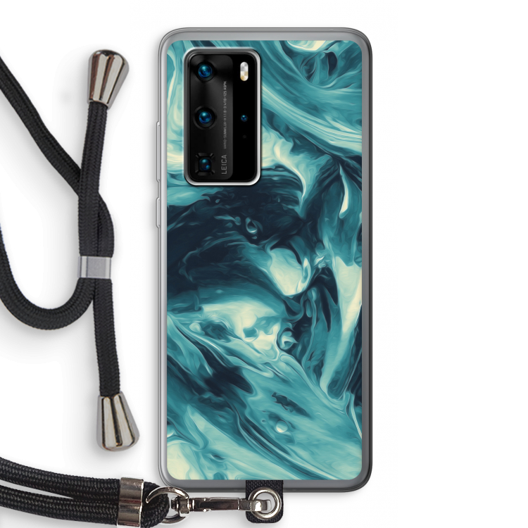 Dreaming About Whales: Huawei P40 Pro Transparant Hoesje met koord