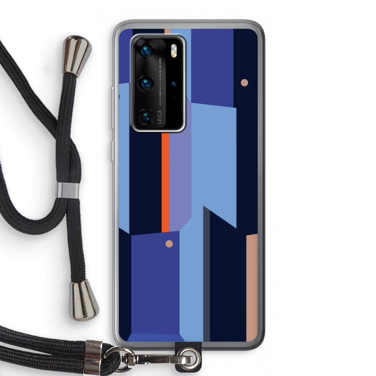 Gestalte 3: Huawei P40 Pro Transparant Hoesje met koord
