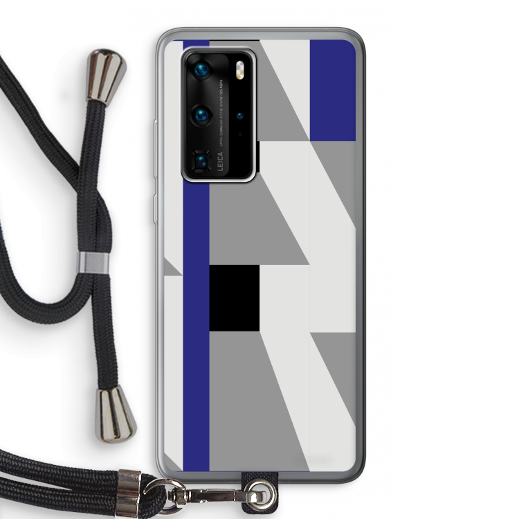 Gestalte 2: Huawei P40 Pro Transparant Hoesje met koord