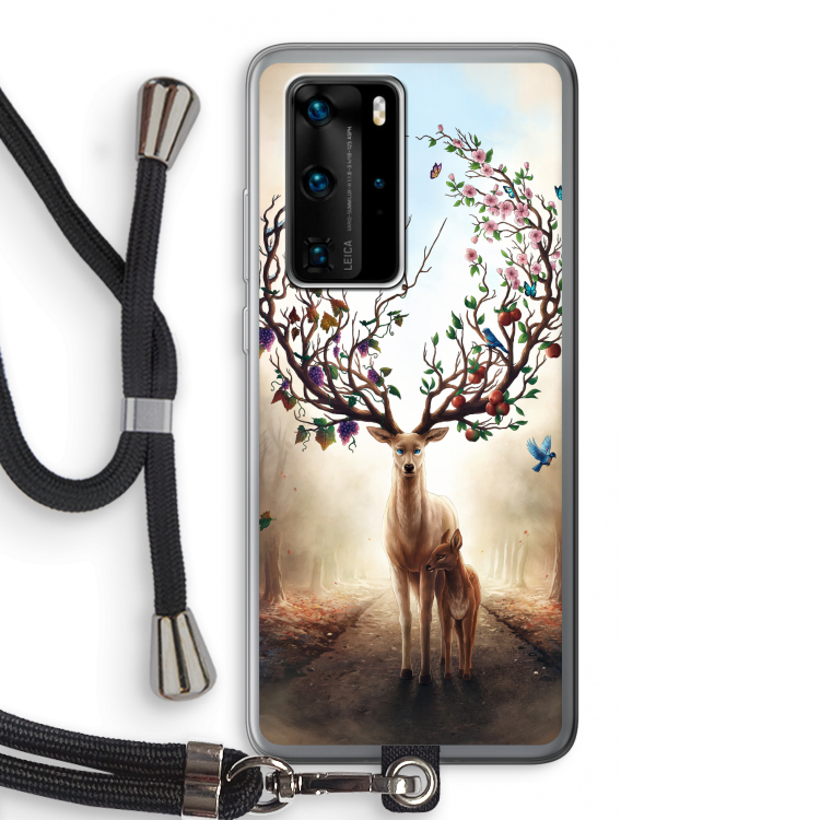 Seasons Change: Huawei P40 Pro Transparant Hoesje met koord
