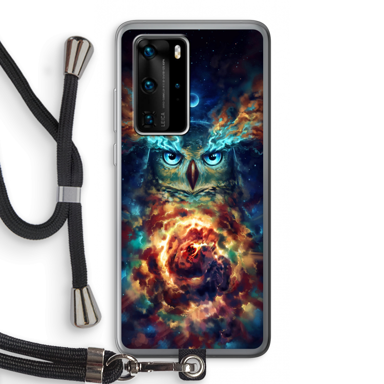 Aurowla: Huawei P40 Pro Transparant Hoesje met koord