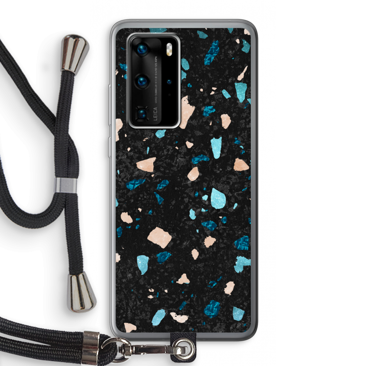Terrazzo N°11: Huawei P40 Pro Transparant Hoesje met koord