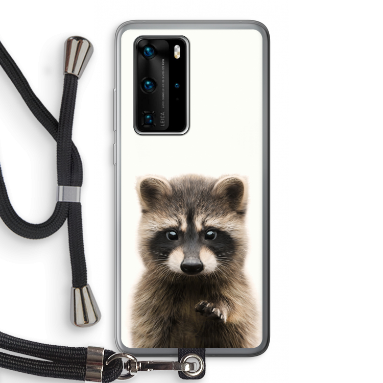 Rocco: Huawei P40 Pro Transparant Hoesje met koord