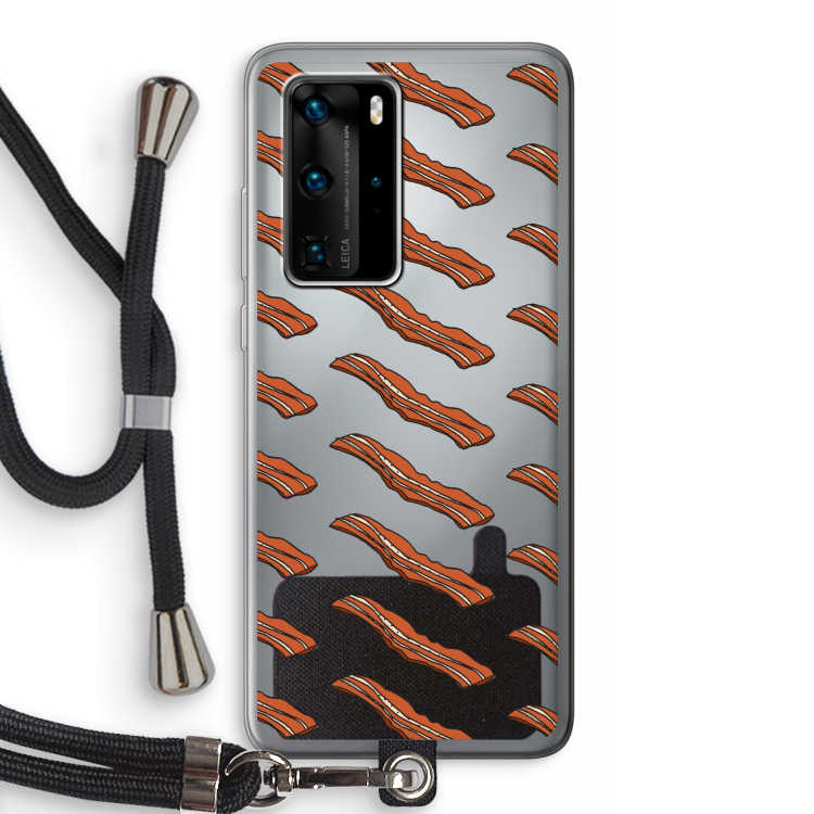 Bacon to my eggs #2: Huawei P40 Pro Transparant Hoesje met koord