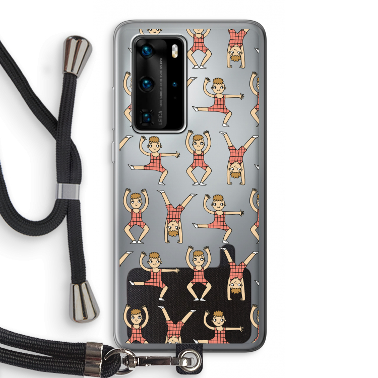 Gymboys: Huawei P40 Pro Transparant Hoesje met koord