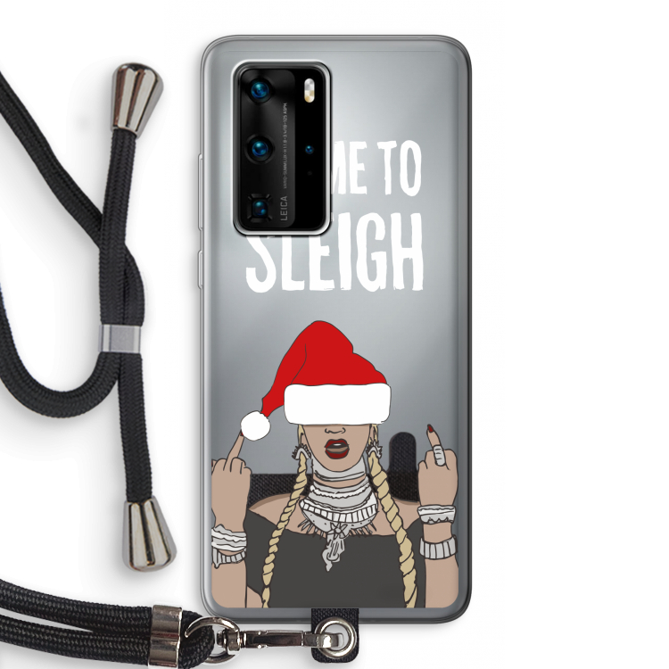 Came To Sleigh: Huawei P40 Pro Transparant Hoesje met koord