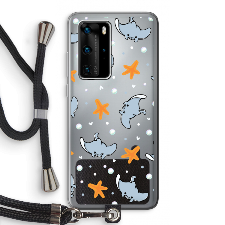 Manta: Huawei P40 Pro Transparant Hoesje met koord