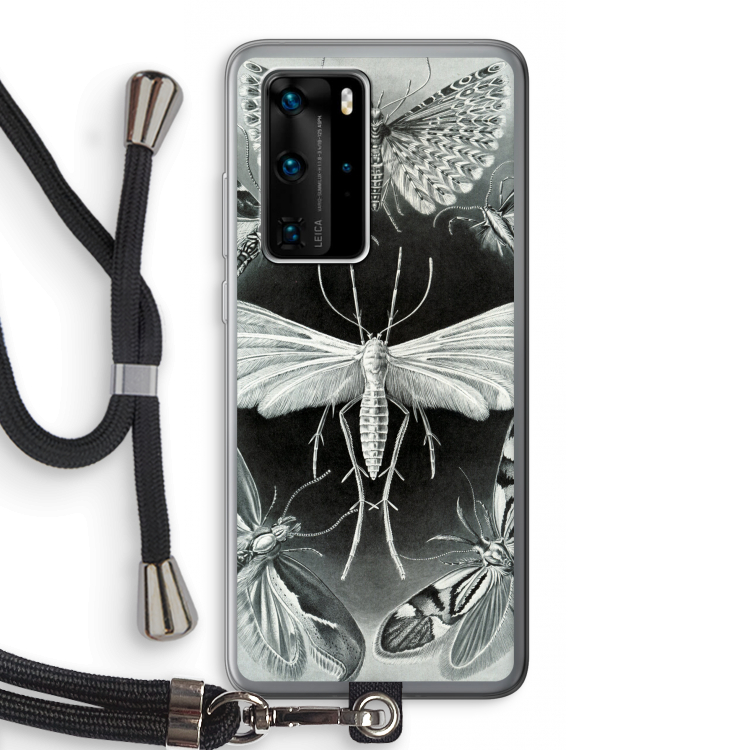 Haeckel Tineida: Huawei P40 Pro Transparant Hoesje met koord