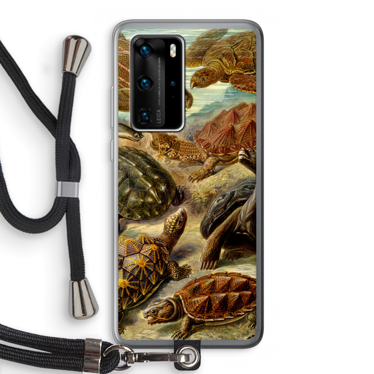 Haeckel Chelonia: Huawei P40 Pro Transparant Hoesje met koord