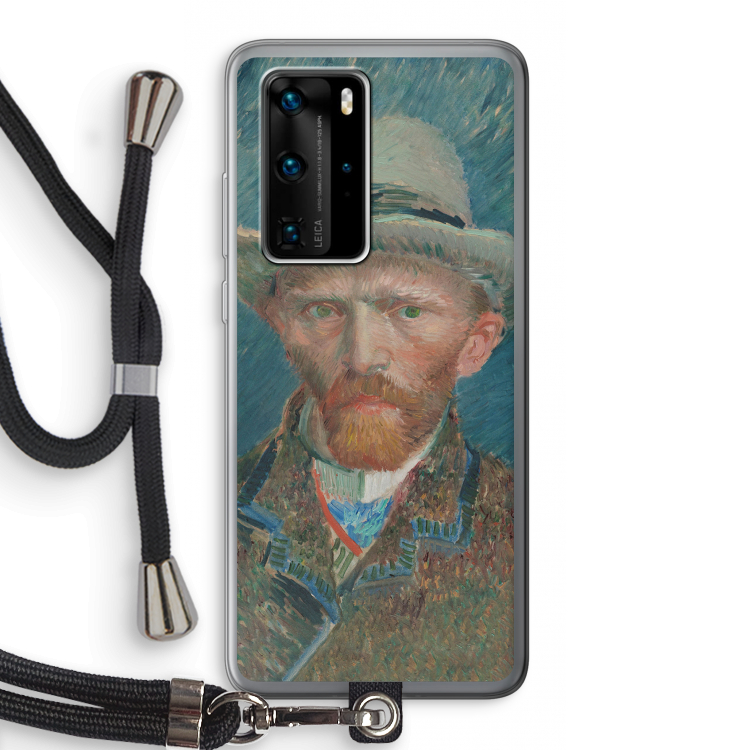 Van Gogh: Huawei P40 Pro Transparant Hoesje met koord