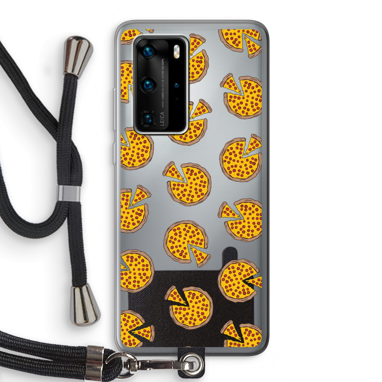 You Had Me At Pizza: Huawei P40 Pro Transparant Hoesje met koord