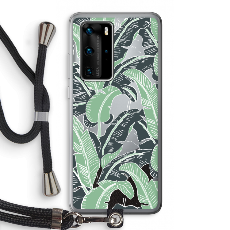 This Sh*t Is Bananas: Huawei P40 Pro Transparant Hoesje met koord
