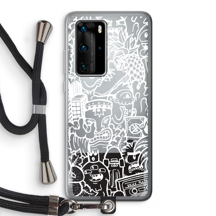Vexx Mixtape #2: Huawei P40 Pro Transparant Hoesje met koord