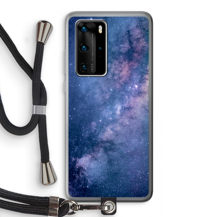 Nebula: Huawei P40 Pro Transparant Hoesje met koord