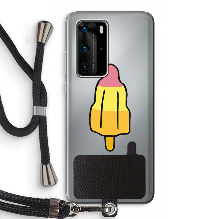 Raketijsje: Huawei P40 Pro Transparant Hoesje met koord